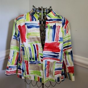 Erin London Jacket Vintage London Water Color